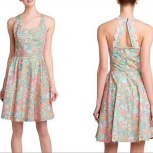 Lilly Pulitzer Zo Dress In Sand Bar Blue Make A Splash Size 2